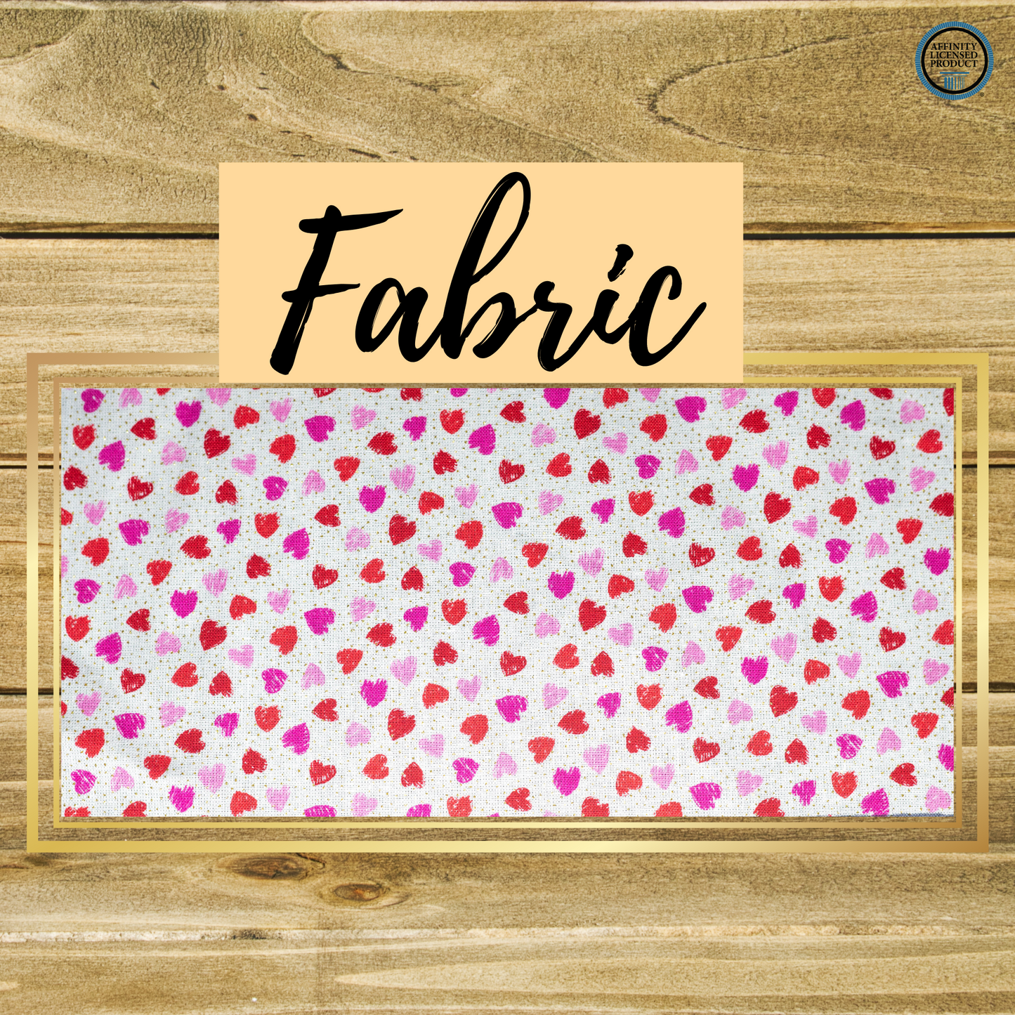 Pink/Red Hearts with Gold dots | Double Stitch Greek letters