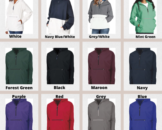 Custom Charles River Rain Jacket | Wind breaker